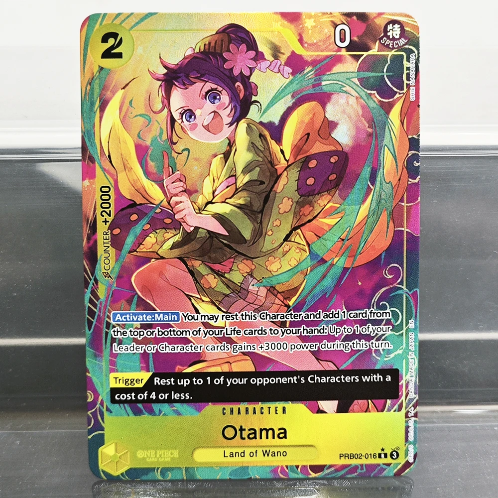 One Piece TCG OPCG-6 Foil Anime Character Cards Game Collection Cards for Home Play-Nami Otama Jewelry Bonney Crocodile Kouzuki view 3
