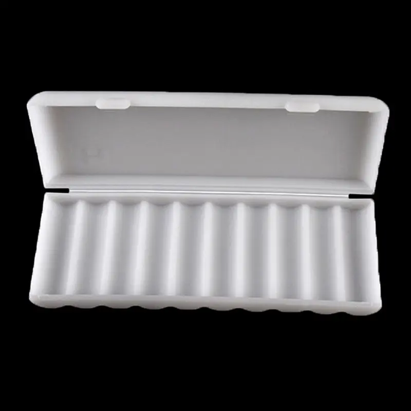 1Pc White 10X18650 Battery Holder Case Organizer Container 18650 Storage Box Holder Hard Case Cover Battery Holder