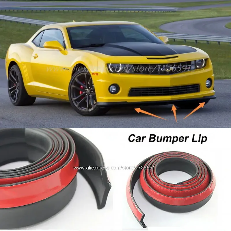 For Chevrolet Camaro Aveo T300 Sonic Cruze Epica Lova Car Bumper Lip Body Kit / Front Rear Skirt Spoiler Deflector Rubber Strip