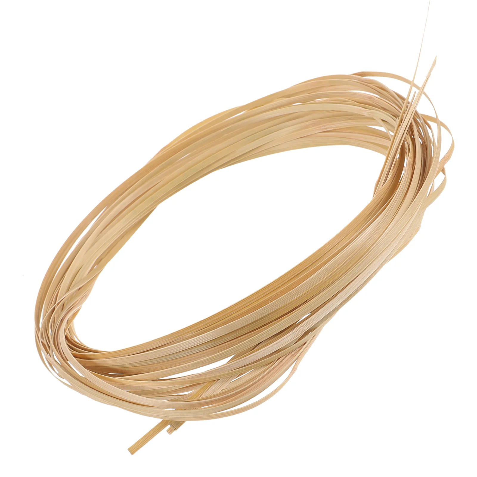 

Storage Basket 3 Mm Wide Woven Baskets Home Bamboo Reeds Manual Strips for Weaving