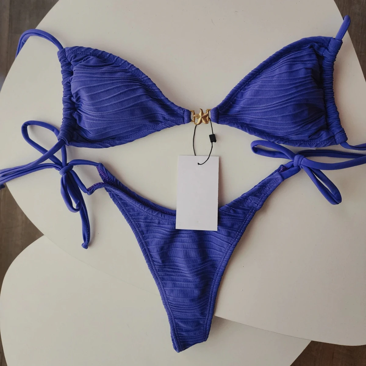 

Микро бикини 2026, сексуальный женский купальник, женский комплект бикини-бандо, купальный костюм, однотонные купальные костюмы, пляжная одежда