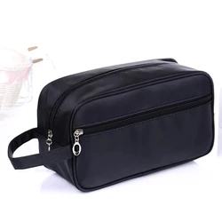 Bolsas de cosméticos de almacenamiento de moda, bolsa de cosméticos de viaje, Kit de lavado de artículos de tocador impermeable, bolsa de mano para hombres y mujeres