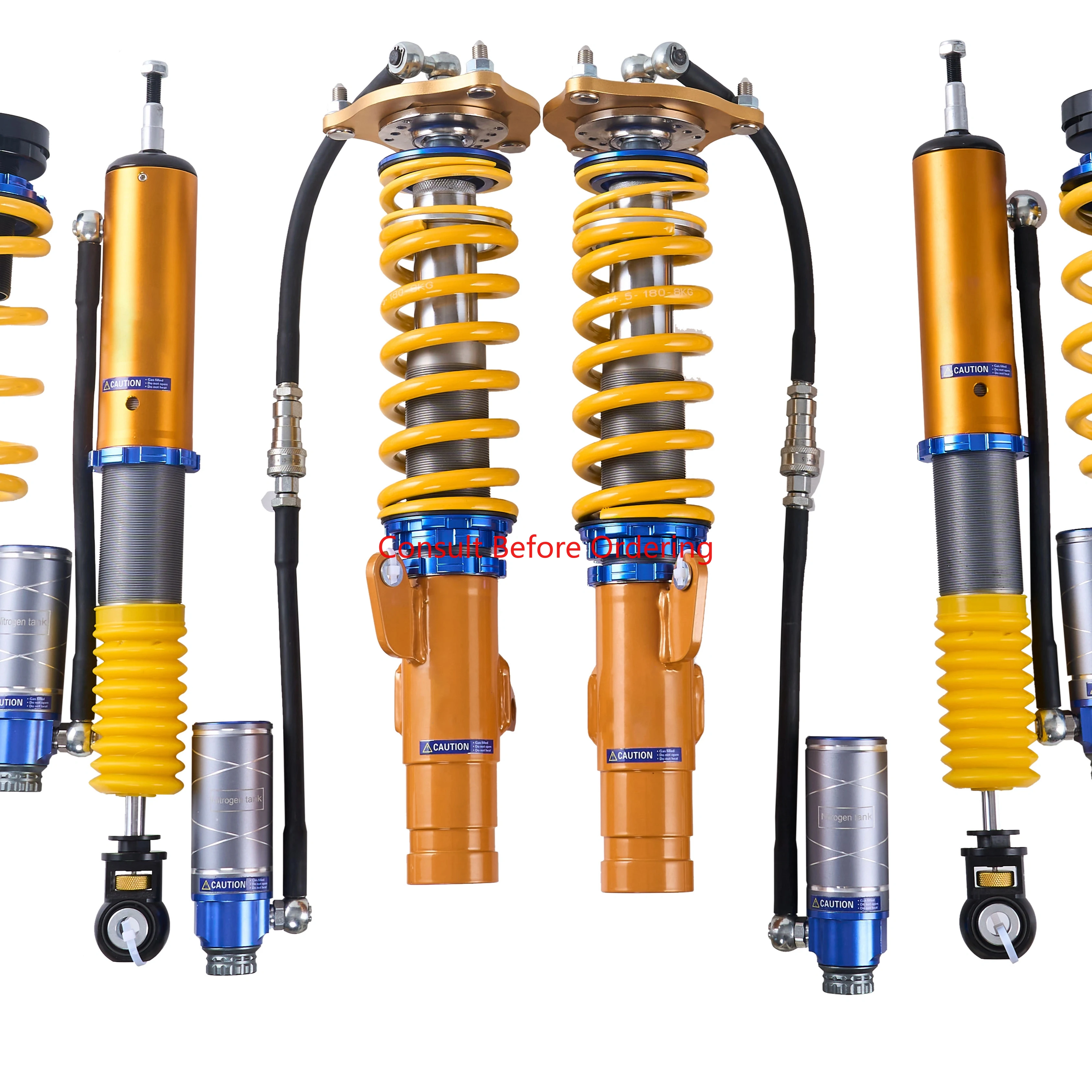 Factory Direct High-Performance Suspension Parts Inverted Monotube Shock Absorbers