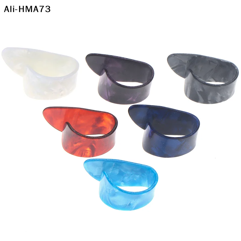【AyS】【Hy】12Pcs 2026  Guitar Finger Picks Thumb/Index Sizes Fingerstyle Protector Anti-Slip Design Bass Acoustic/Electric Guitar