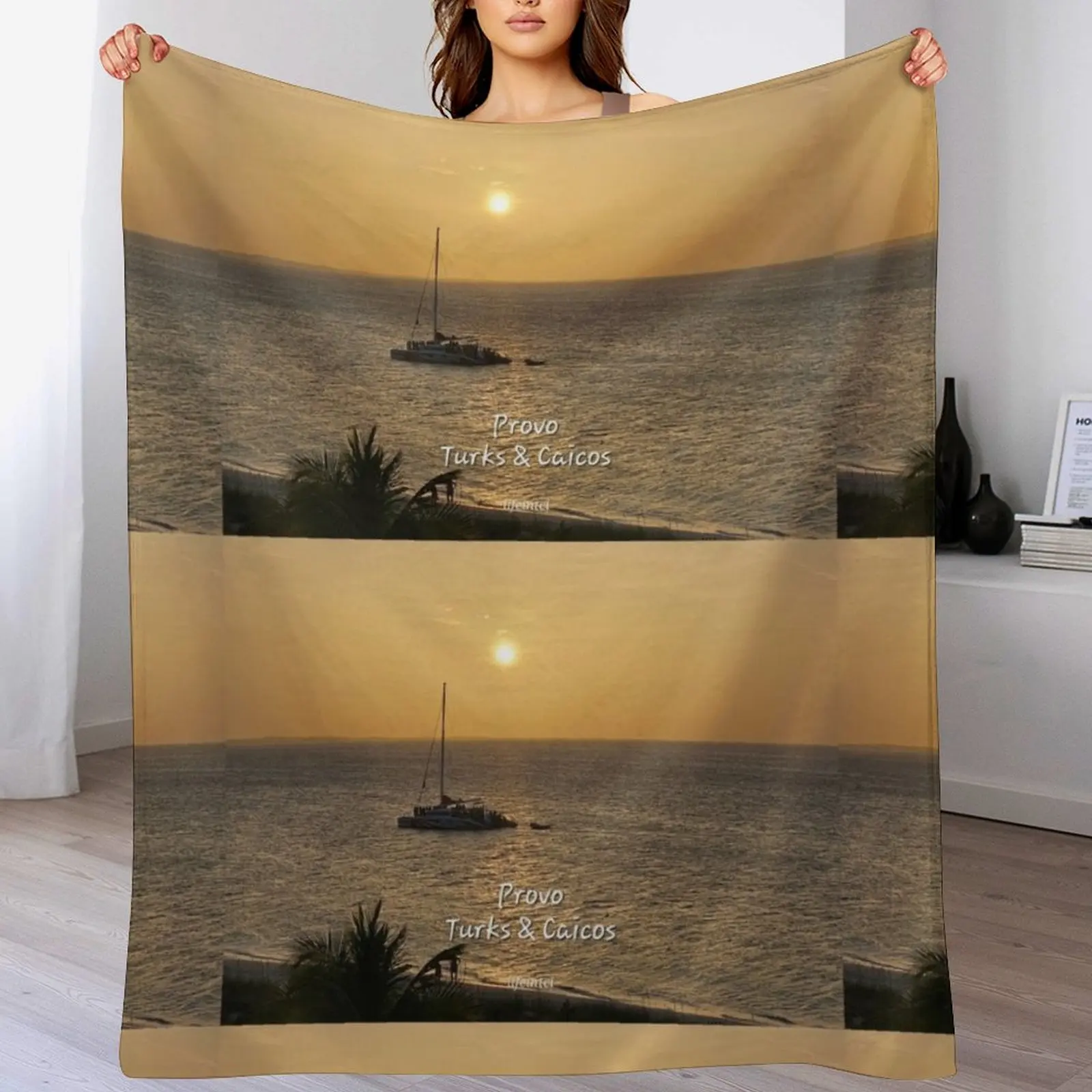 

Sailing Into the Sunset Throw Blanket Thermals For Travel Blankets For Bed Polar Blankets