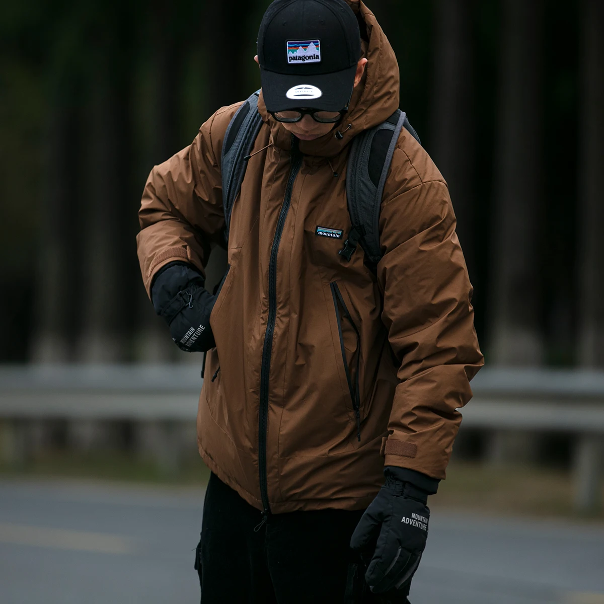 Chaqueta de plumas con capucha para hombre, ropa de calle japonesa de alta calidad, impermeable, a prueba de viento, informal, estilo Harajuku,