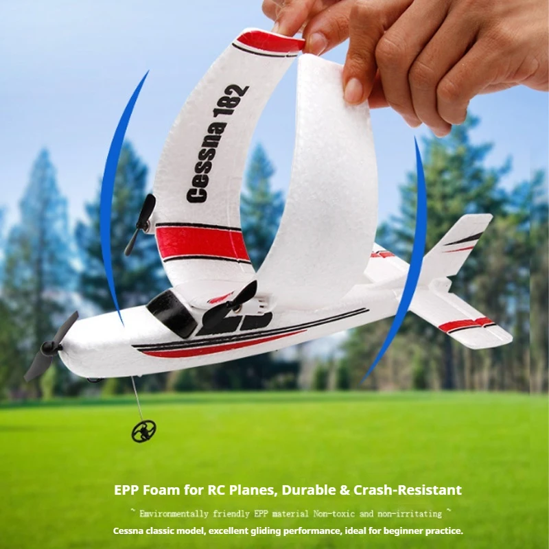 جديد التحكم عن بعد Rc الطائرات سيسنا ثابت الجناح التحكم عن بعد رغوة سقوط المواد المقاومة نموذج طائرة لعبة طائرة شراعية الهدايا