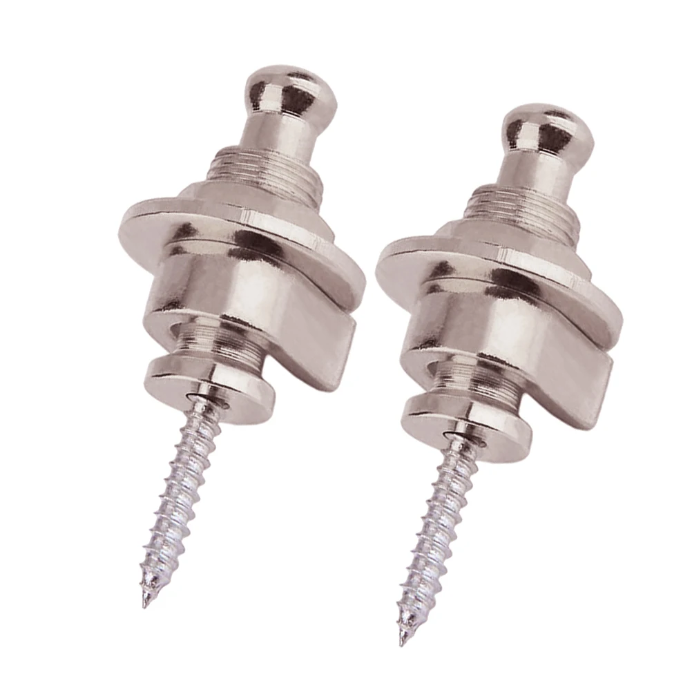 

Guitar Accessories Studs Buttons Strap Nail Acoustic Silver Anti-slip Bass Belt Locks