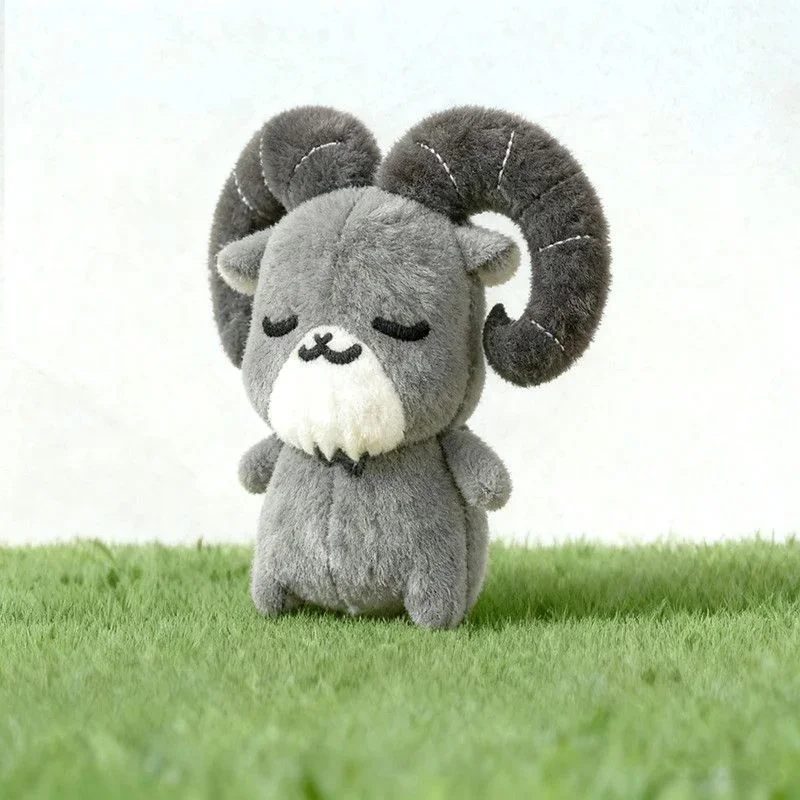 Q Cartoon 99 Nights In The Forest Plush Cute Angry Elk Stuffed Doll Funny Goat Owl Sitting Elk Plush Toy For Kid Christmas Gifts
