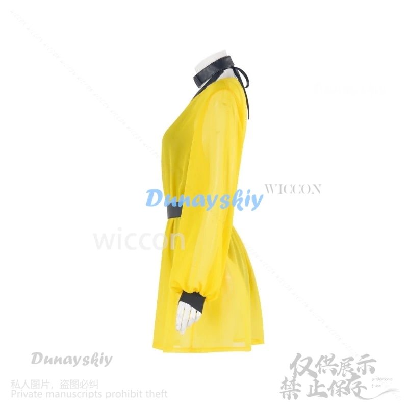 Anime Movie Watcherr Cosplay Silk Spectre Costume Sexy Jumpsuit Yellow Dress Lolita Cos Halloween Christmas For Woman Customized