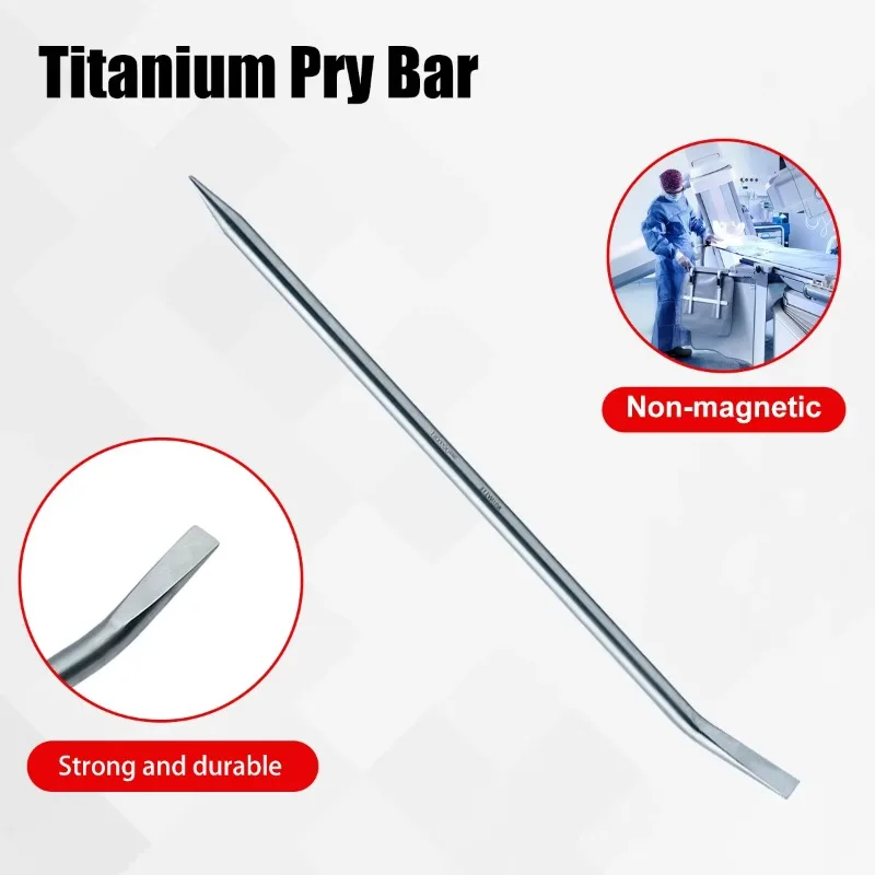 T109402 Titanium Pry Bar  Professional Grade Multi-purpose Crowbar New Corrosion Resistant Titanium Alloy