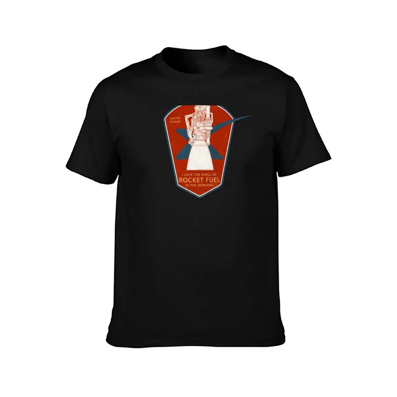 Raptor Engine. I Love The Smell of Rocket Fuel in the Morning T-Shirt Plus Size Lightweight Tee Shirt