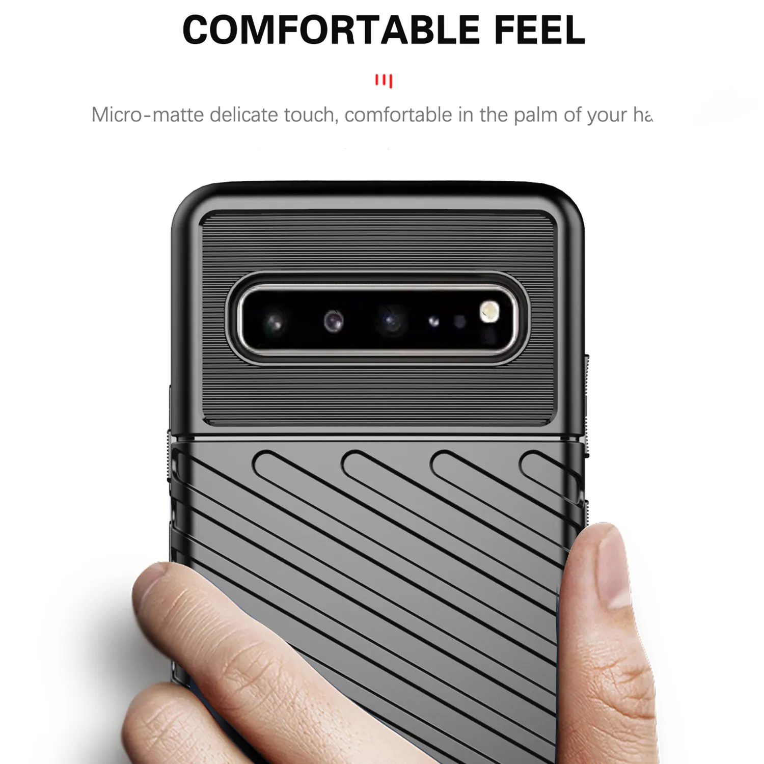 Luxury Silicone Cover For Galaxy S10 5G s10+ s10 lite Shockproof Thunder Cases for samsung s10 plus s10e galaxy s10 Matte Case