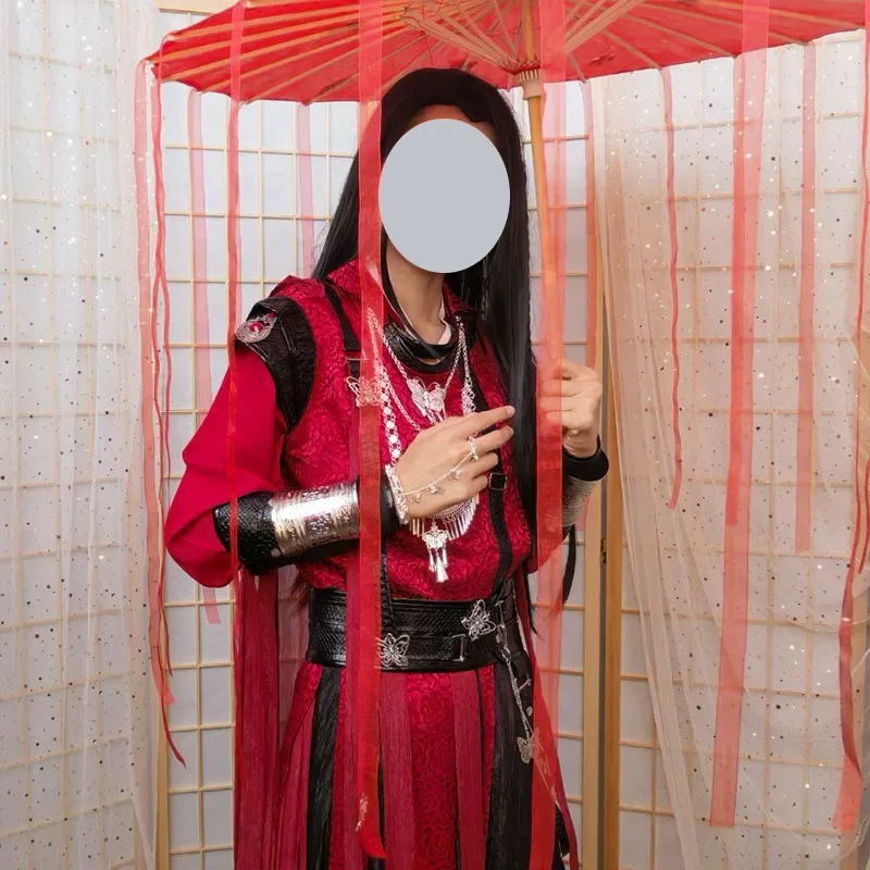 Tian Guan Ci Fu fantasia de cosplay para homens e mulheres, fantasia de Anime Hua Cheng, Heaven Official Bless, tamanho S-XXL, novo, 2023