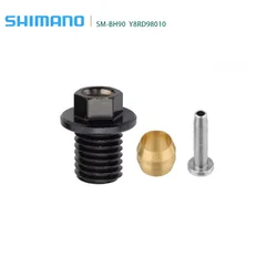 Genuine Shimano BR-M985/M9020 BH90 Brass Olive,Insert & Flange Connecting Bolt XT XTR-Y8RD98010 Y8JA98010 Y8JA98020