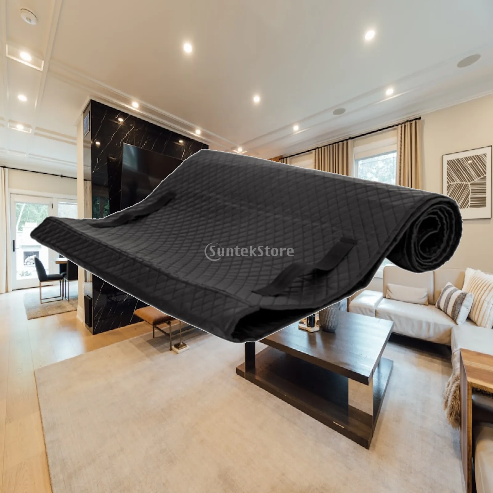 Mechanic Mat with Straps Double-Layer Automotive Maintenance Mat Under Car Repair Pad Quilted Lightweight for Mechanics, Garage