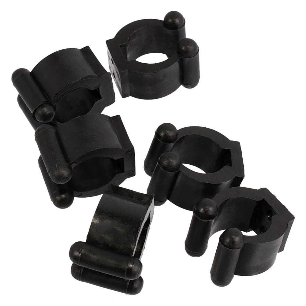 Pool Cues Fishing Pole Wall Mounted 20-Pack Billiards Cue Clip Rod Organizer Fishing Rod Storage Clips Fishing Rod Holder