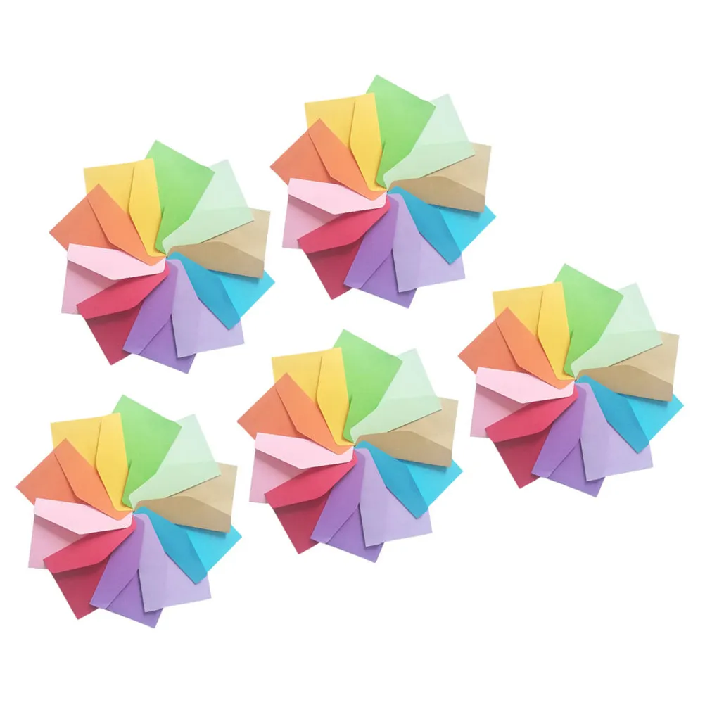 

50 шт. пустых крафтовых конвертов, маленькие бумажные конверты для DIY-этикеток, творческих проектов, хранения денег, скрапбукинга, открыток