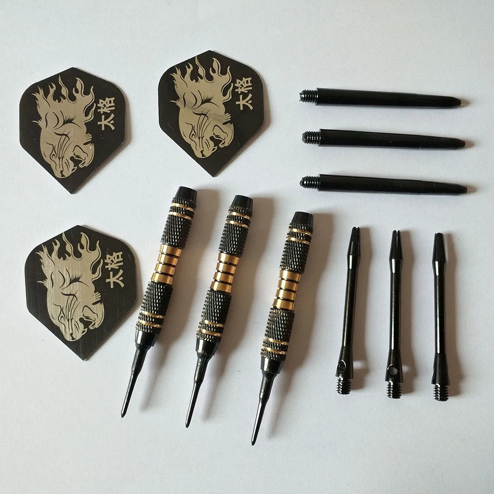1 set di kit in rame professionale con punta ad ago, voli sicuri, fornitori di giochi per freccette