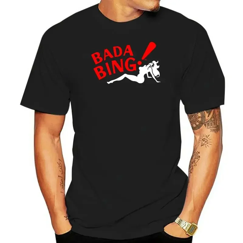 Bada Bing Girl Pinup Tshirts Vampire Buffy O-Neck Top T-shirts Leisure Summer Tops Shirt For Men Gift 100% Cotton Street Tees