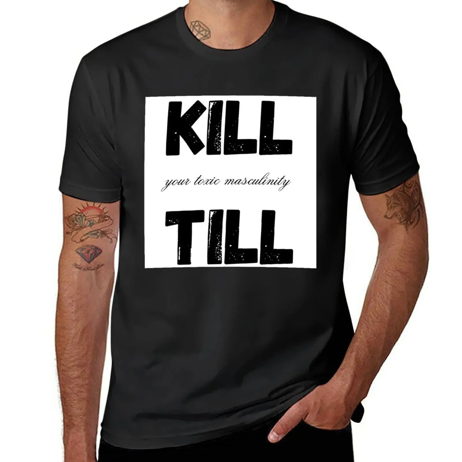 New Till Lindemann, Kill till T-Shirt Short sleeve custom t shirts design your own Short sleeve tee men