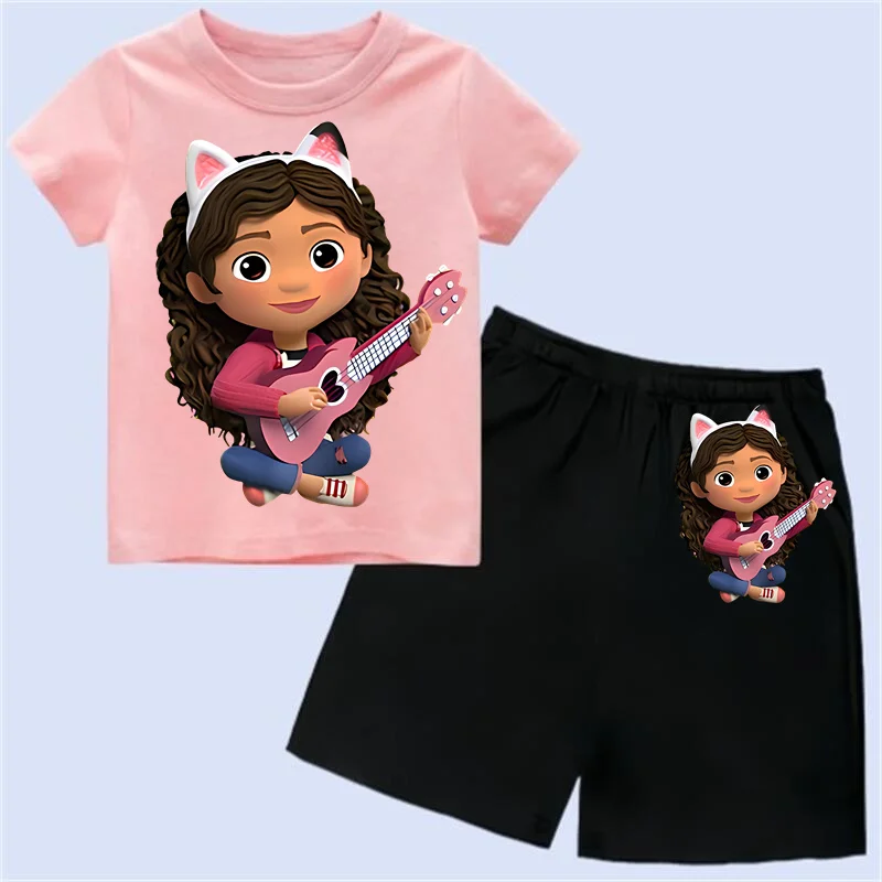 

"Stitch's World: Boys & Girls Cartoon-themed Shirt and Shorts"