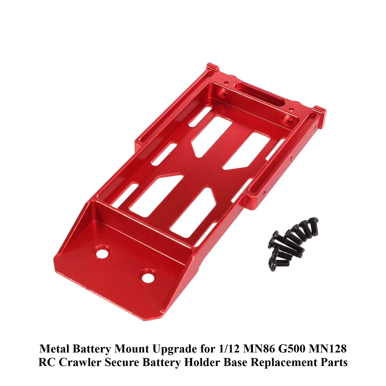 Metal Battery Mount Upgrade for 1/12 MN86 G500 MN128 RC Crawler Secure Battery Holder Base Replacement PartsRC Car Accessories