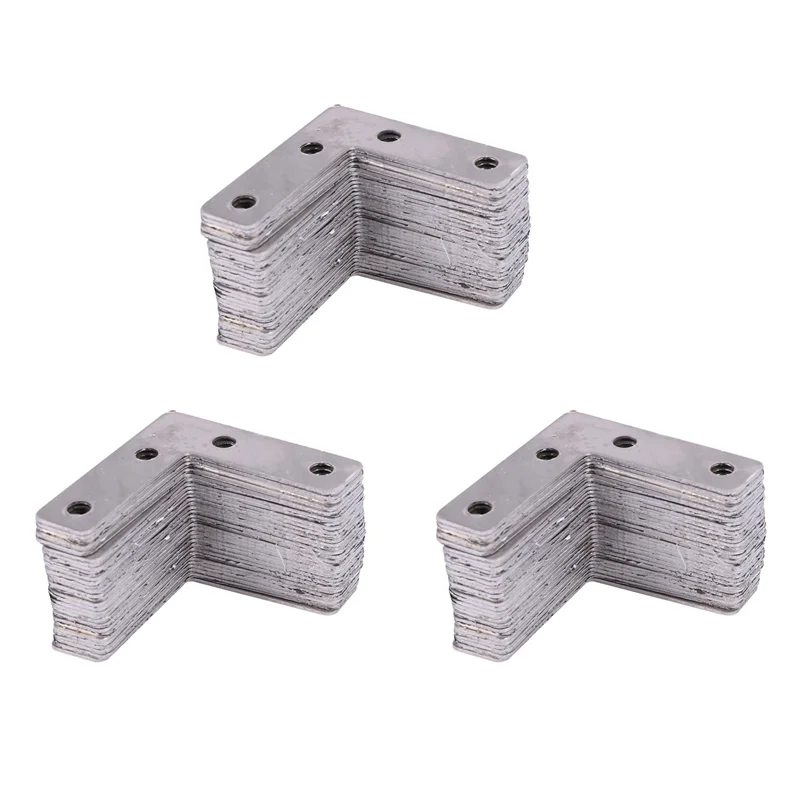 

ABKP-50Mmx50mmx1mm L-образные плоские крепежные ремонтные пластины, кронштейны 90 шт.