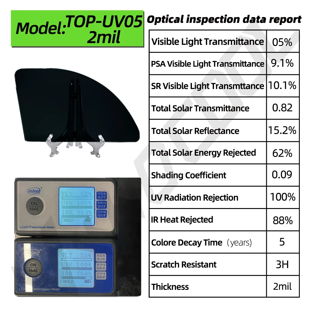 Viwocool Factory Car Accessories 2022 Car Tint Roll Wholesale Price Car Window Tint Film 5%