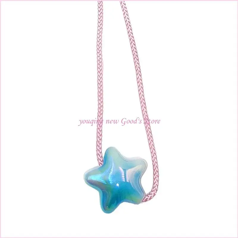 57qa-модное-ожерелье-с-подвеской-в-​​виде-звезды-с-градиентным-крашением-простое-колье-регулируемая-шейная-цепочка