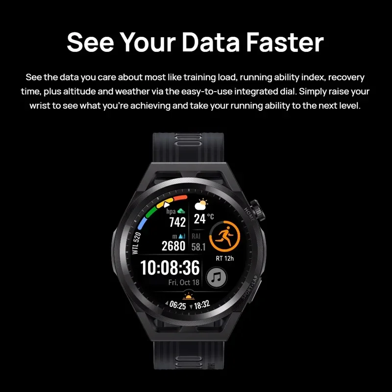 Huawei Watch GT Runner Smartwatch Bluetooth Call Waterproof Scientific Running Program Real-Time Heart Rate Men Sports Bracelet