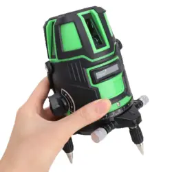 5/3/2 Lines Laser Level Self-Leveling Horizontal Vertical Cross Super Powerful Green Laser Beam 360 Rotatable Tripod Laser Level