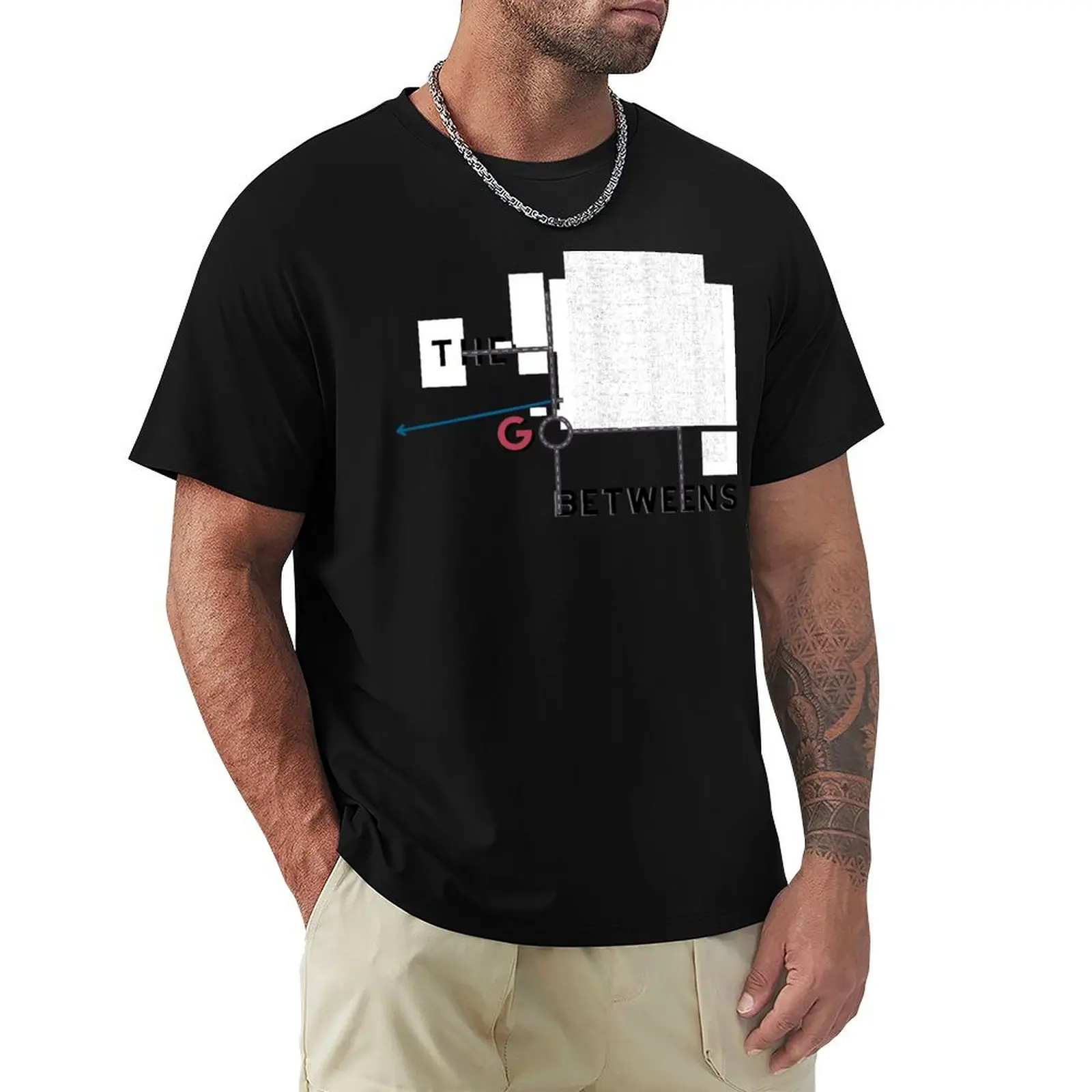 The Go Betweens -mapping the distance T-Shirt Standard Fit Solid Tee Shirt