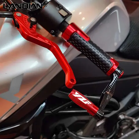 För Yamaha YZF R1 R3 R6 R15 R125 R25 YZFR6 2025 2024 2023 22 Motorcykel CNC Styrhandtag Skydd Bromskopplingshandtag Skydd 10 best sales Yamaha R125 tillbehör - №1