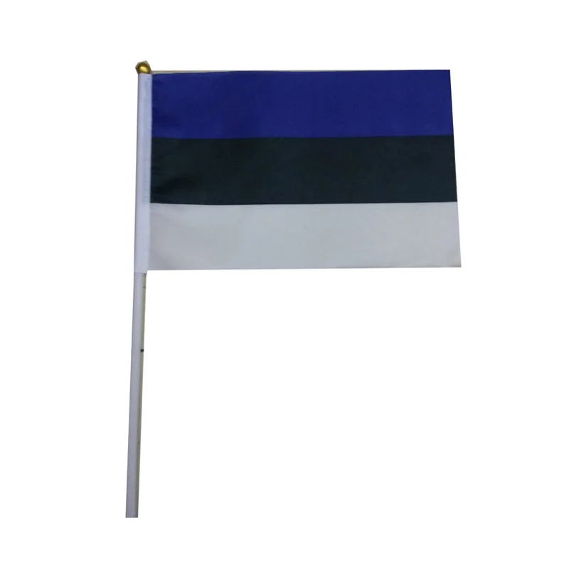 10 stks/partij Estland Hand Zwaaiende Vlaggen - imagen 4