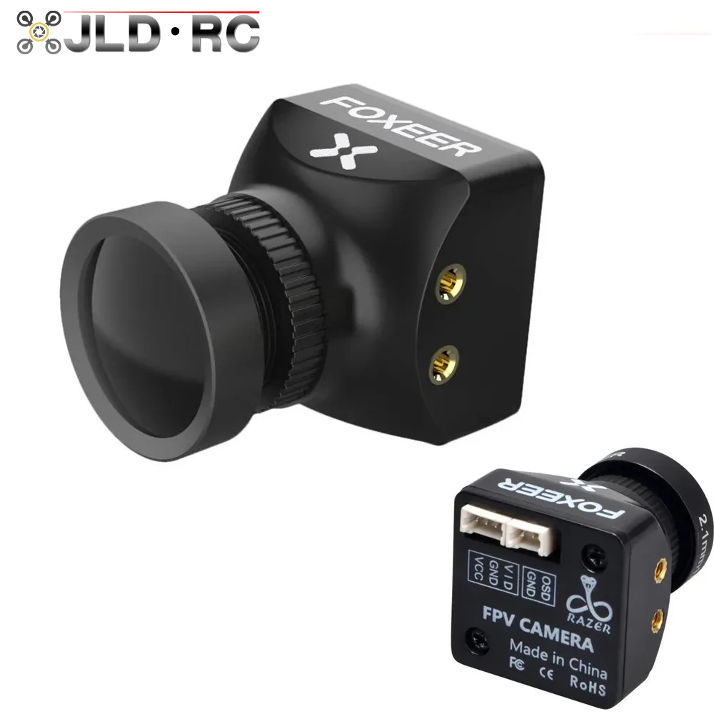 

Foxeer Razer RC Mini HD 5MP 2.1mm M12 Lens 1200TVL Standard FPV Camera 4:3 16:9 NTSC/PAL Switchable 4ms Latency Camera