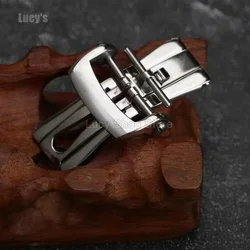 For Blancpain Fifty Xun Clasp Butterfly Buckle Folding Buckle 20MM Rubber Leather Strap Buckle Stainless Steel ZF Factory