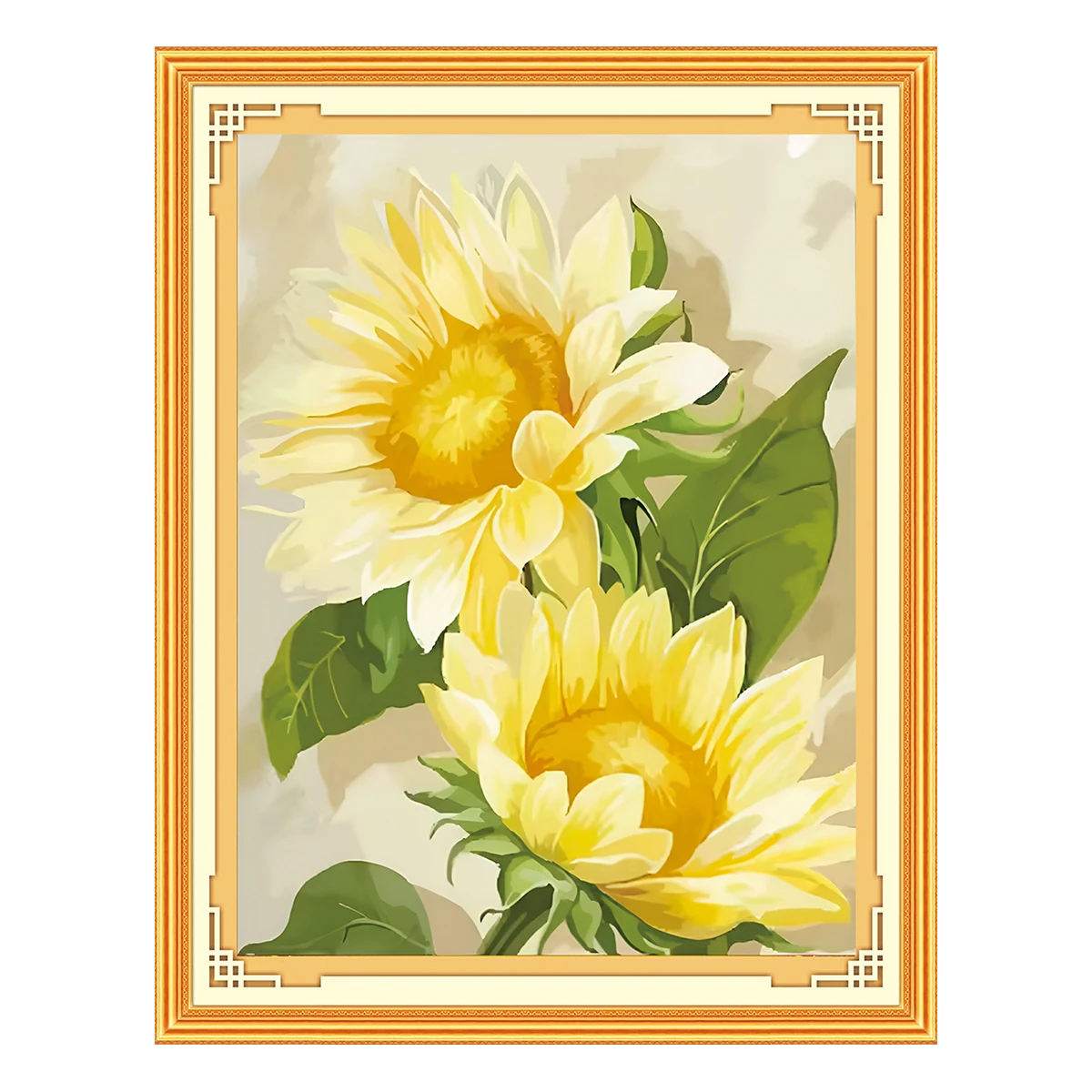 Sunflower Cross Stitch DIY Kit 11CT 9CT Handmade Embroidery New Fashion Flowers Home Decoration Painting Crafts Pack Set