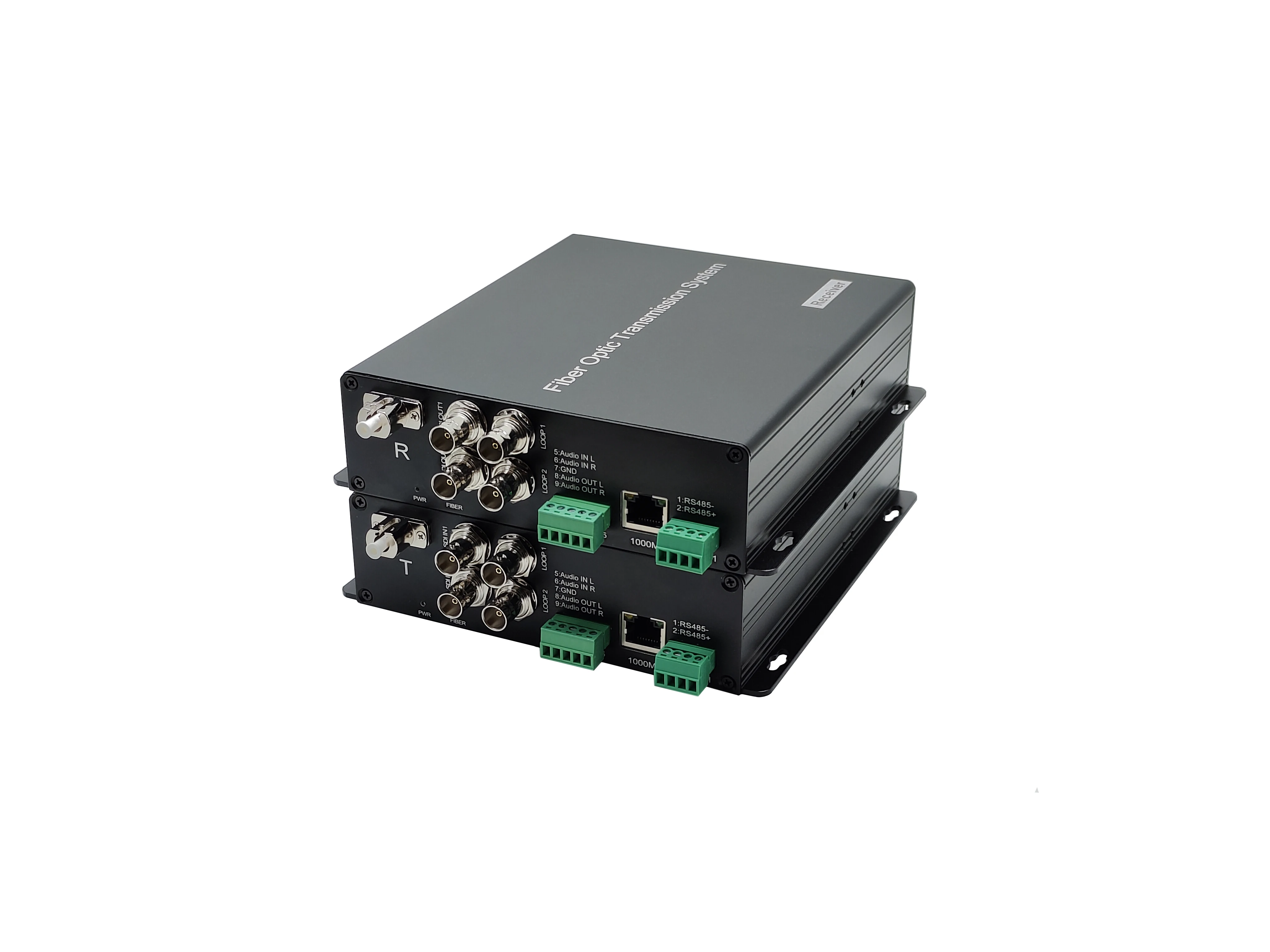 

Fiber Optic Equipment 3G/HD SDI Fiber Extender 1080P 60Hz 2Ch SDI Over Fiber Converter Broadcast Level With Data/Audio/Ethernet