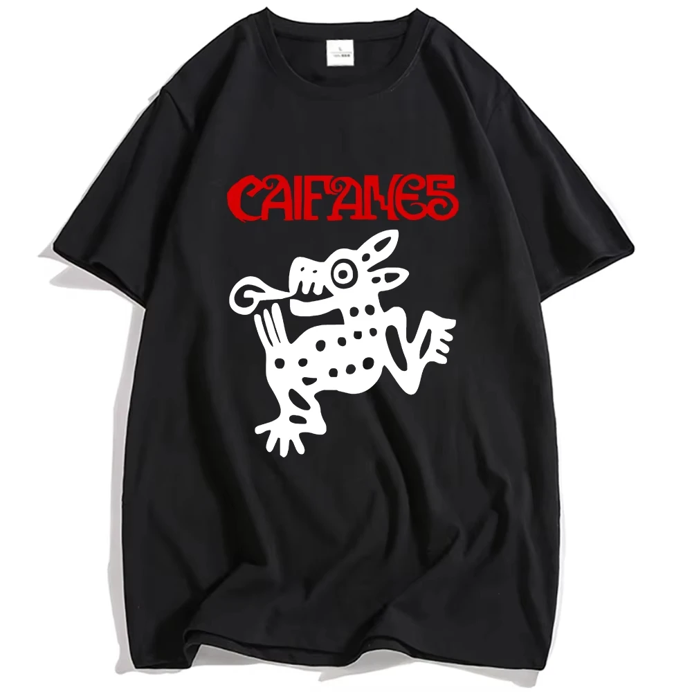 

CAIFANES рок-группа модные футболки повседневные с коротким рукавом унисекс уличная одежда гранж футболка с графическим принтом мужская женская одежда футболки