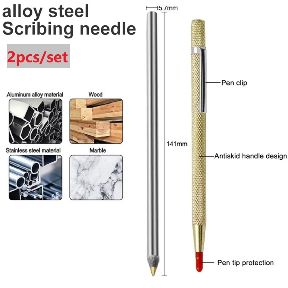 Pen Cutting Pen Carbide Cutter Diamond Glass Gold And Silver Hard Metal Lettering Pen Scratch-resistant Brand New