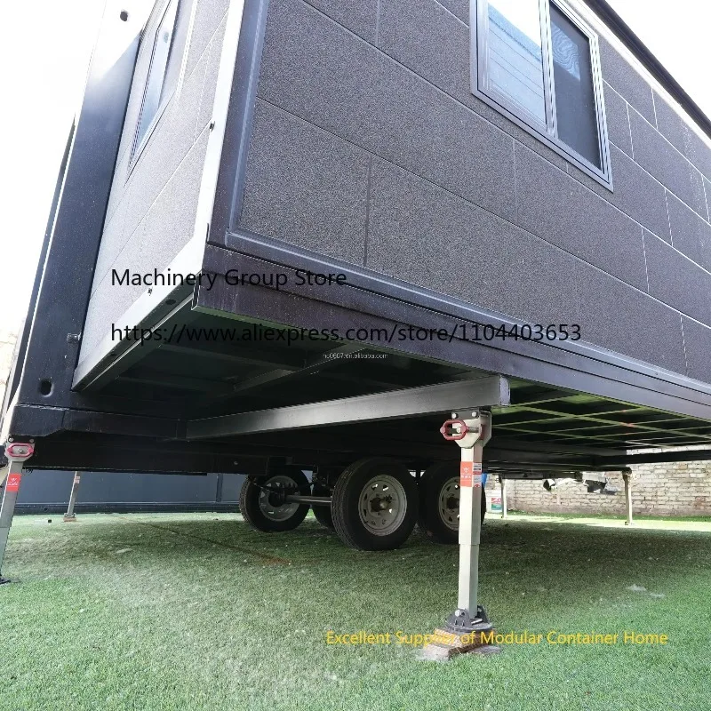 Best Selling Expandable Container House Prefab Cabin Mobile Office Trailer Wheels for Hotels Malls Tiny Houses Villa Design