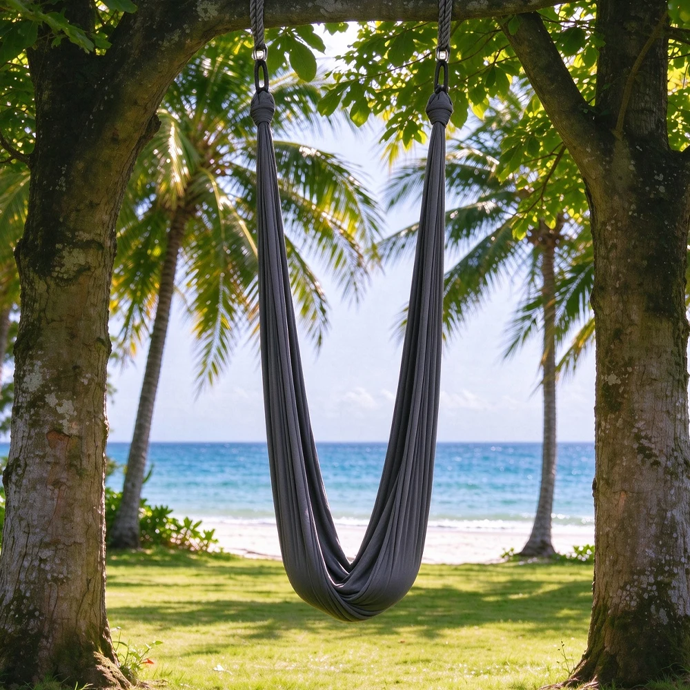 300*200cm Yoga Swing, Indoor Yoga Hammock, Nylon Material, Air Elastic Swing, Available for Outdoor Outings and Camping, 4 Color