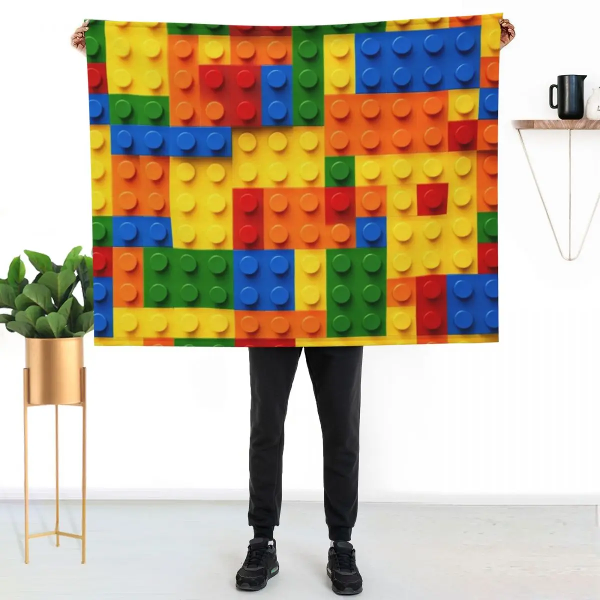 Fun games Kids toys and games - Children like to play - Construction game Throw Blanket Sofas Bed for babies Blankets