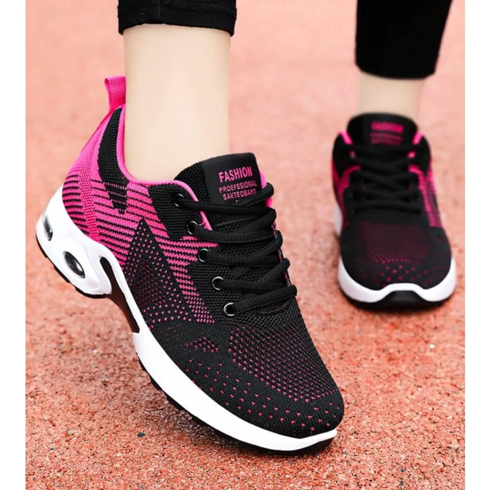 Adult sneakers, women's light running shoes, net shoes, comfortable soft soled sneakers, women's breathable casual single shoes