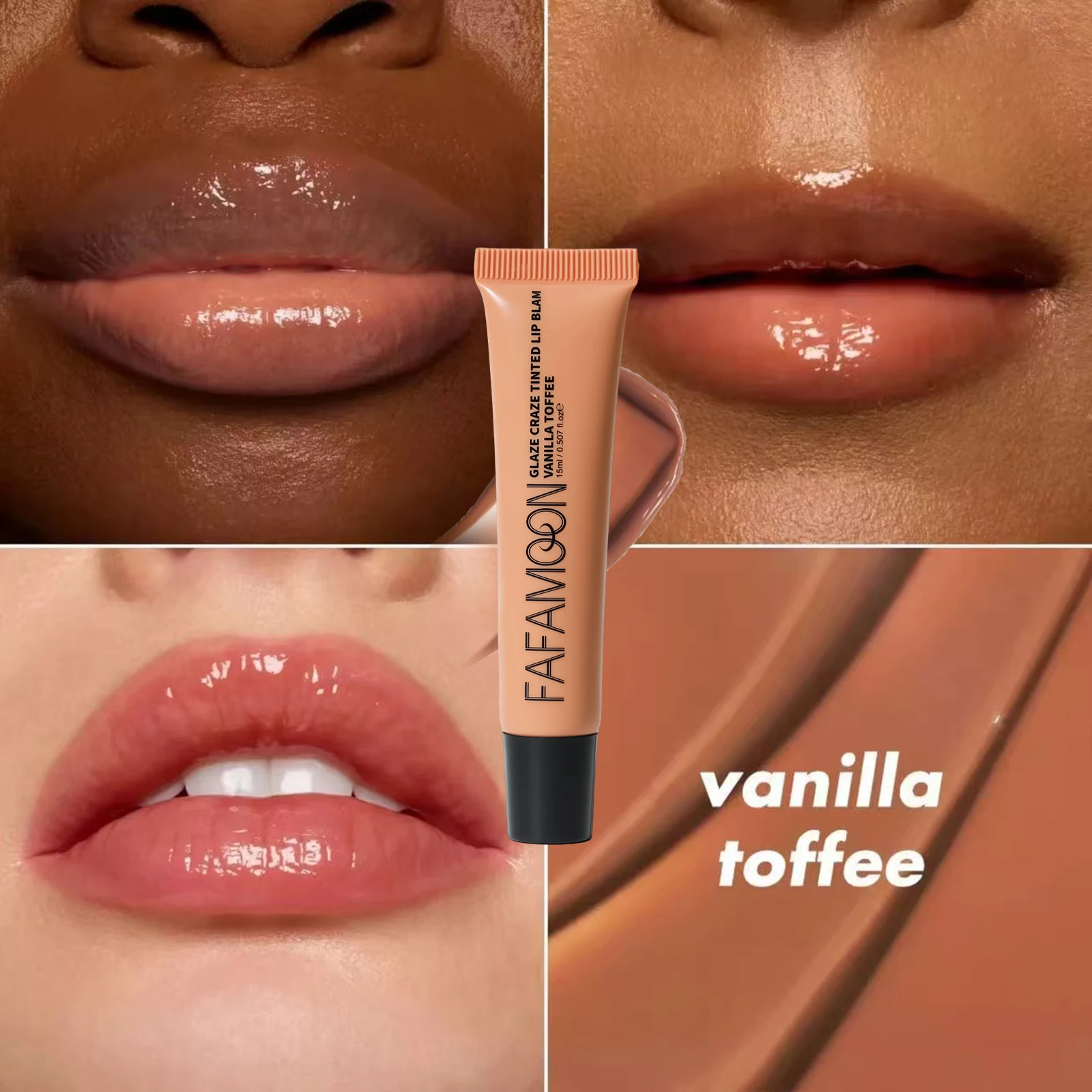 Peptide Lip Gloss Liquid Lip Gloss Water Gloss Lip Glaze Lip Enhancement Oil Moisturizing and Moisturizing Lip Balm