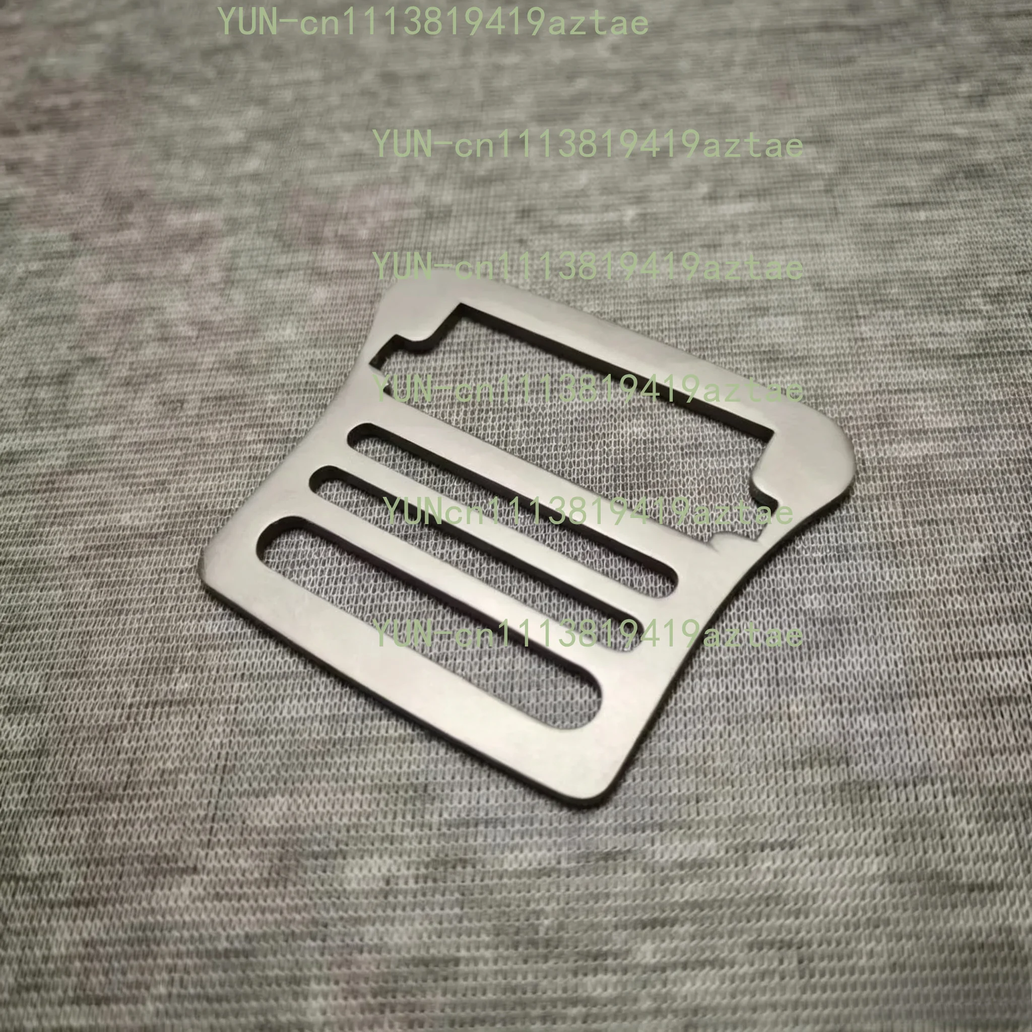 Side Hanging Quick Adjustment Belt Buckle Quick Removal DIY Accessories, Titanium Alloy TC4