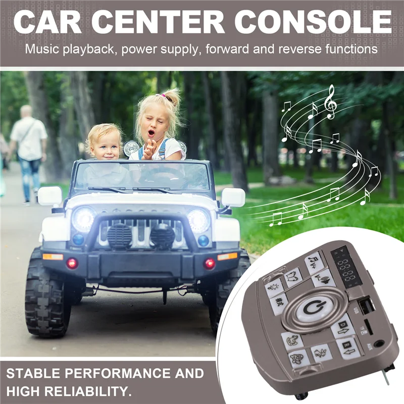 Integrated Controller YJ-ZK08-BT-12V Central Control Console Motherboard For Children' S Electric Vehicle