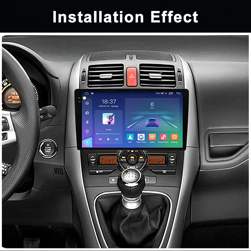 9 Inch Dsp Rds Video DVD Player 8 Core 4G BT Car Stereo Wireless Carplay Auto Android Radio Player For Toyota Auris 2006~2011