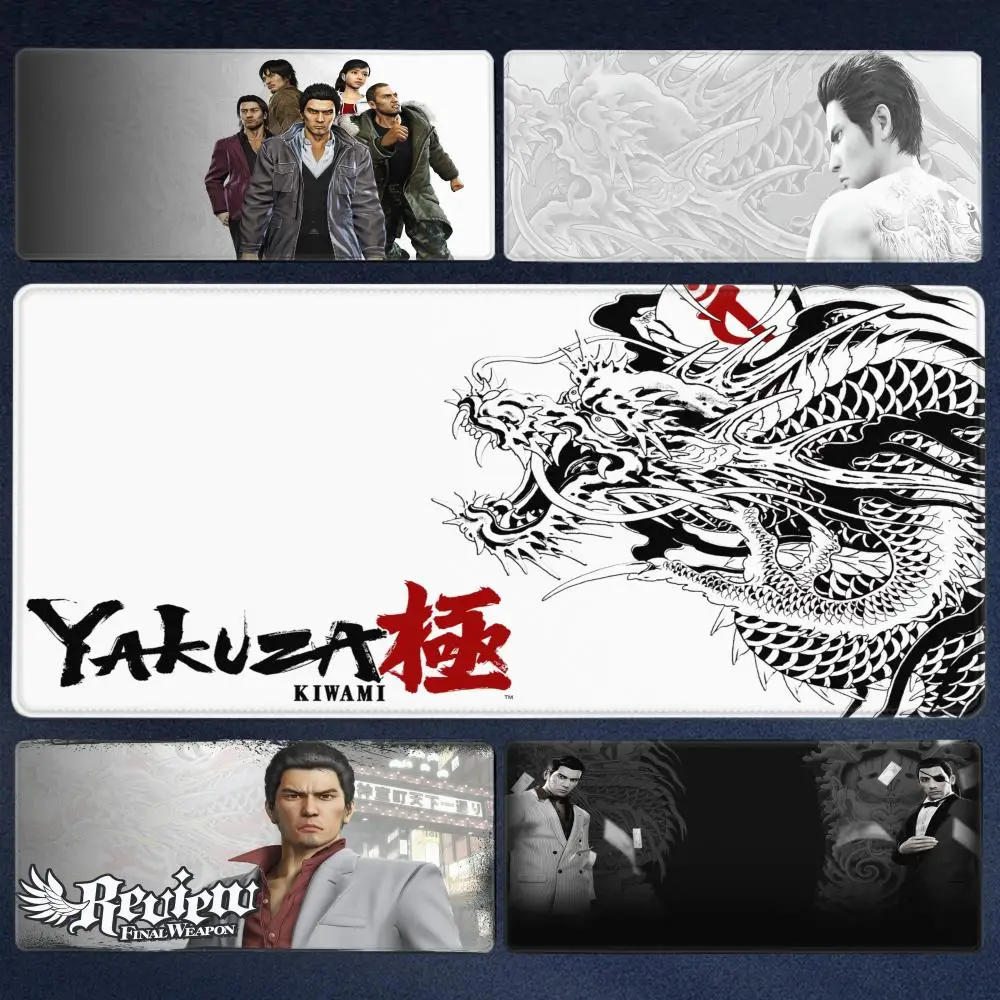 

Yakuza Mouse Pad Tablet mouse Pad Laptop xl desktop mouse pad, cute HD Rainbow Gaming keyboard pad, csgo Player, 90x40